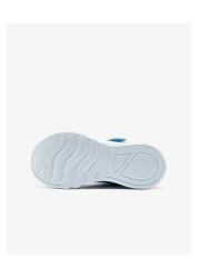 Skechers Big Girl's Blue Lighted Sneakers - Flicker Flash 303700 l lbmt