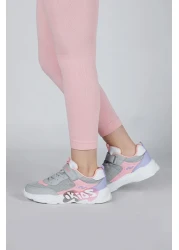 Jump 30013 Light Gray - Pink Girl's Sneaker Casual Sneakers