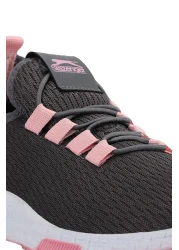 Slazenger Abena I Girls' Sneaker Shoes Dark Grey / Pink
