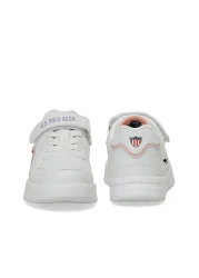 U.S. Polo Assn. حذاء رياضي أبيض للفتيات من Andrei Ptk