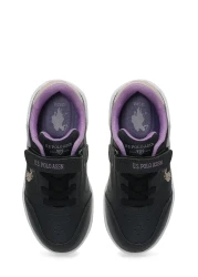 U.S. Polo Assn. بيركلي JR 3PR حذاء رياضي للفتيات باللون الأزرق الداكن