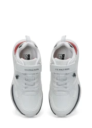 U.S. Polo Assn. Boy's White Sneakers - INTER JR 4FX