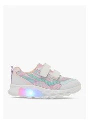 Flora Bella by Shoexpress Flora Bella Ombre Light-Up Sneakers with Hook and Loop Closure