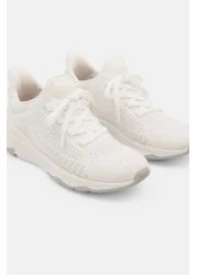 Fitflop Kids Boy Lace Up Sport Sneaker Shoes, White