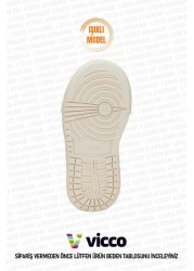 Vicco Mago Model Lighted Unisex Baby Booties Sports Shoes Gray Sneaker