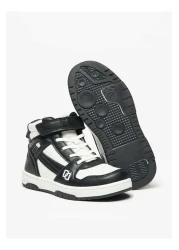 Duchini Mister Duchini Boys' Panelled Sneakers with Hook and Loop Closure