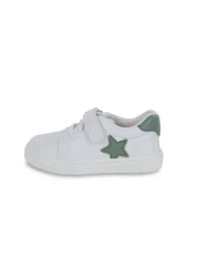 First Step Mint Green Starry Velcro Casual Sneaker Sports Shoes-s-1000