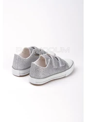 p papuccum ortopedi çocuk ayakkabıları Girl's Anatomical Silver Lighted Sports Shoes