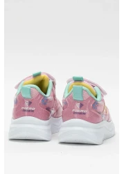 Liger Children's Velcro Smart Lacing Sports Shoes Pink - Green