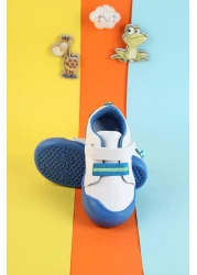 Moda Lime حذاء رياضي مرن لتقويم العظام للأطفال للجنسين، حذاء رياضي ملون ناعم للأطفال مع شريط فيلكرو