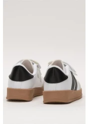 Liger Unisex Velcro Comfortable Lightweight Children's Sports Shoes White - Black