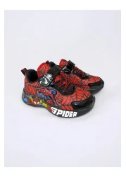 PATİK BEBE Boy's Red Color Light Sports Shoes with Lights between Size 26 and 30