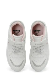 Kinetix KALEN PU ENJ 4FX White Girls' Sneakers