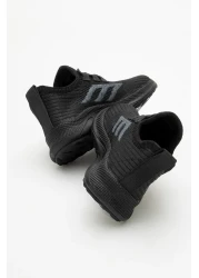 CCWAY AYAKKABI Knitwear Children's Sports Shoes 31-35 Black Black