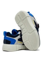 Tonny Black Kids Unisex Navy Blue Sax Comfortable Fit Velcro Shoes