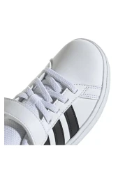 adidas Grand Court 20 El Unisex Kids White Casual Shoes Unisex Kids Ls Shoes Ih5529