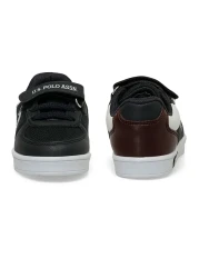 U.S. Polo Assn. يو اس بولو101546254 حذاء رياضي كلاسيكي للأطفال من Carren باللون الأزرق الداكن - الأحمر