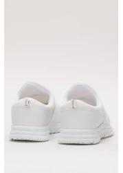 Liger Unisex Elastic Lightweight Airfle Children's Sports Shoes White