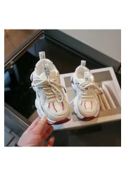 Butik Junisteps High-Sole Comfortable Children's Sneakers - Red