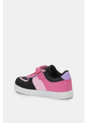 Vicco Sam Lighted Baby Girl Black/Fuchsia Sneaker