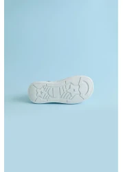 Katia & Bony Navy Blue-White Children's Back to School Sock Shoes