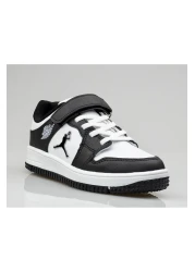 JOJO KIDS حذاء رياضي جلد فيلكرو للأطفال للجنسين، سلة، تنس، حذاء رياضي كاجوال