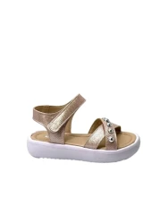 KİNDEP Kindep Velcro Phlon Light Sole Girls' Sandals Powder
