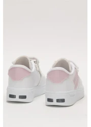 Liger Lighted Unisex Comfortable Lightweight Children's Sports Shoes White - Powder