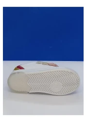 Cool حذاء رياضي للفتيات باللون الأبيض اللامع - Mami Ptk