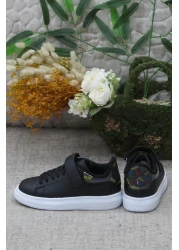 MP 242 3317 Model Girls' Shoes - Black and White, Comfortable Lightweight