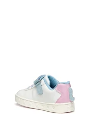 Geox White Skylin Motif Girls Sneakers J558Wa0Bckcc0406