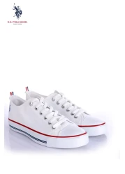 U.S. Polo Assn. White Women's Shoes PENELOPE