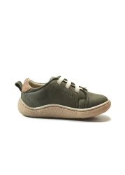 Onlo Ayakkabı Onlo Pafi504 Orthopedic Baby Boy Sneaker - Genuine Leather, Dark Khaki