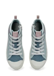 Lumberjack Peses 4fx light blue girls high sneakers