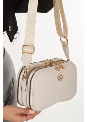 Adelina Bags Clover Detailed Women's Shoulder Bag - Cross Strap