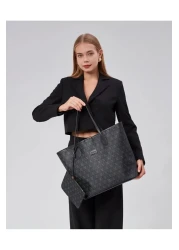 torime Large Size Patterned Vegan Leather Women's Shoulder & Shoulder Bag