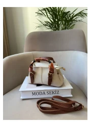 Moda Sekiz Women's Mini Crossbody Hand and Shoulder Bag with Shawl Accessory