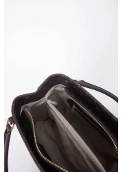 Pierre Cardin Brown Monogram Women's Shoulder Bag 05PO22K1592