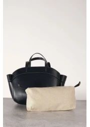 Çantacımstore Black Leather Women's Tote Bag - 2109 Model