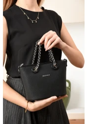 Just Polo حقيبة كتف وكتف نسائية قماش بولو