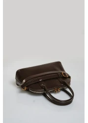 Çantacımstore Women's Mini City Belted Brown Costume 050325