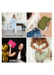 Pamusan حقيبة آيباد باللون الأزرق الداكن (30 × 21 سم) مبطنة