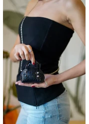 torime Mini Crossbody Bag with Stones