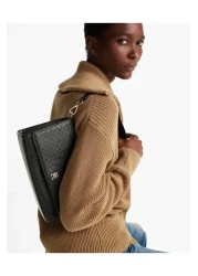 Tommy Hilfiger حقيبة يد نسائية باللون الأسود من تومي هيلفيغر