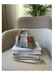 Moda Sekiz Women's Mini Crossbody Hand and Shoulder Bag with Shawl Accessory