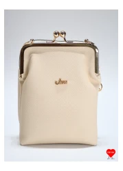 JARA Bag Paris 3 Compartment Waterproof Cross Strap Phone Holder Wallet Bag