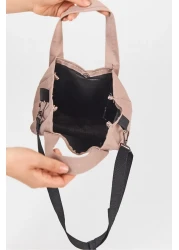 Rays حقيبة كتف بتفاصيل إغلاق سريع من فرو المنك 9113