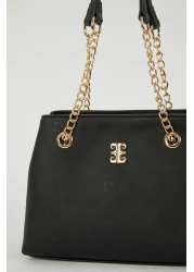 Pierre Cardin Print Black Women's Shoulder Bag 05PO23Y1712