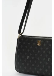 Pierre Cardin Black Monogram Women's Shoulder Bag 05PO22Y1550