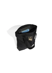 adidas Women's Black Met Logo W Tote Shoulder Bag